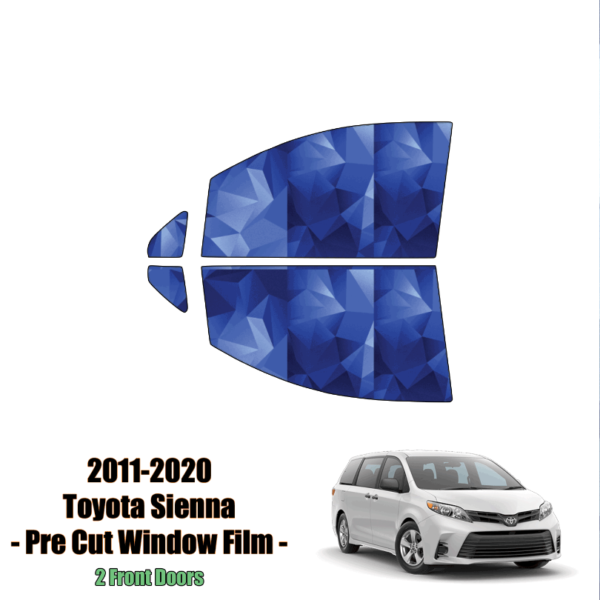 2011 – 2020 Toyota Sienna – 2 Front Windows Precut Window Tint Kit Automotive Window Film