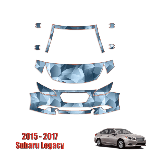 2015 – 2017 Subaru Legacy Precut Paint Protection PPF Kit – Partial Front + A Pillars