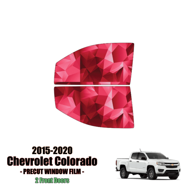 2015-2020 Chevrolet Colorado – 2 Front Windows Precut Window Tint Kit Automotive Window Film
