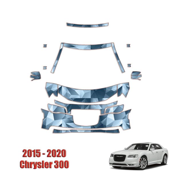 2015-2023 Chrysler 300 Precut Paint Protection PPF Kit – Partial Front