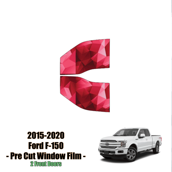 2015-2020 Ford F150 Precut 2 Front Windows Window Tint Kit Automotive Window Film