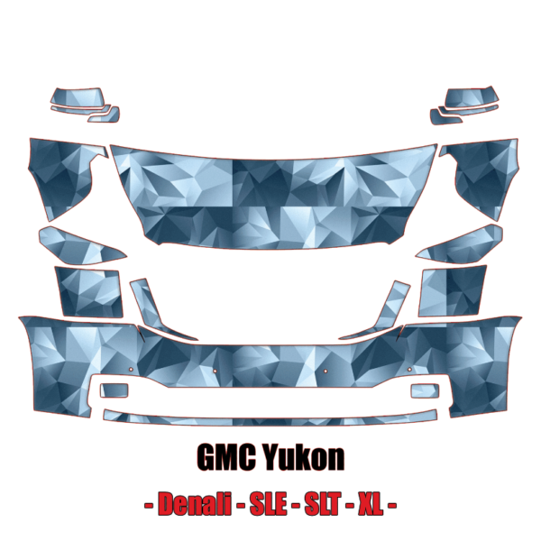 2015 – 2020 GMC Yukon Denali SLE, SLT, XL – Precut Paint Protection Kit (PPF) – Partial Front