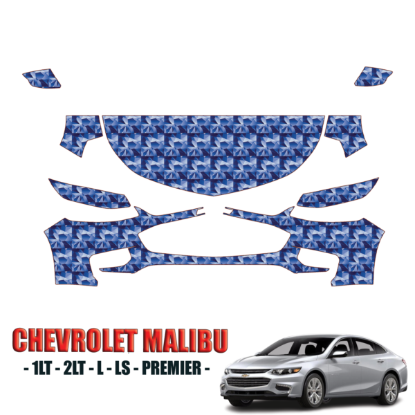 2016 – 2018 Chevrolet Malibu  Precut Paint Protection Kit (PPF) – Partial Front