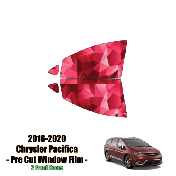 2016-2020 Chrysler Pacifica – 2 Front Windows Precut Window Tint Kit Automotive Window Film