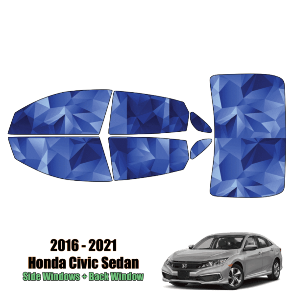 2016-2021 Honda Civic – Full Sedan Precut Window Tint Kit Automotive Window Film