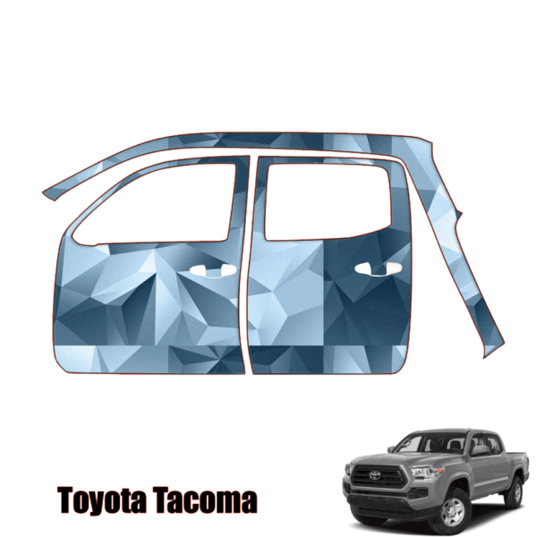 2016-2023 Toyota Tacoma Precut Paint Protection Kit PPF – Full Doors Left Side