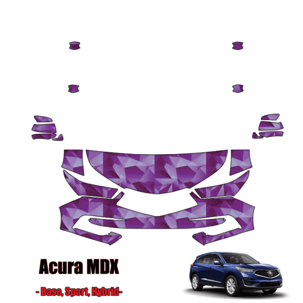 2017-2020 Acura MDX Precut Paint Protection Kit – Partial front