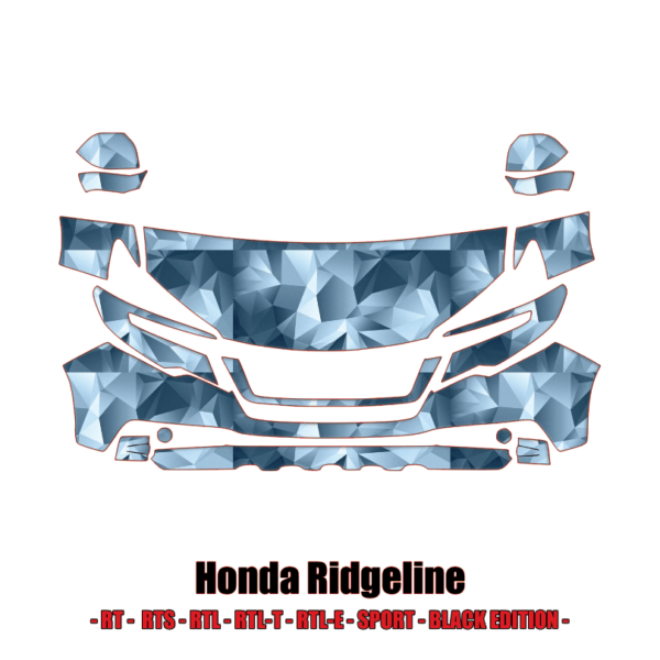 2017-2019 Honda Ridgeline Precut Paint Protection Kit – Partial Front