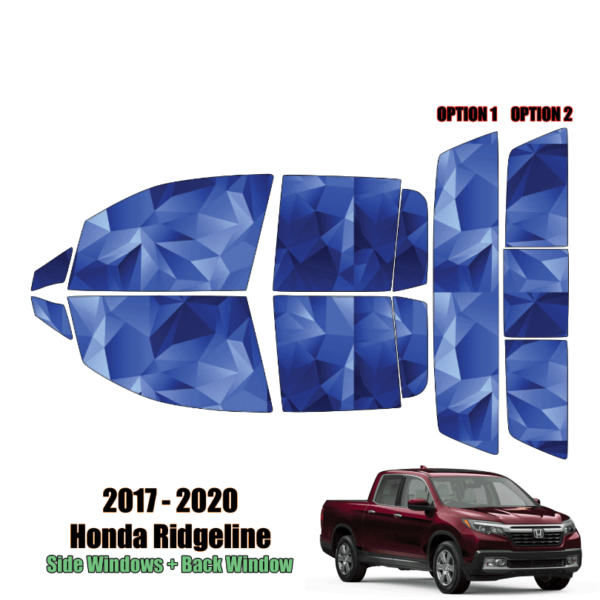 2017-2020 Honda Ridgeline Precut Window Tint Kit – Full Vehicle