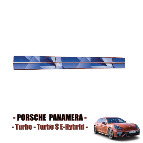 2017-2022 Porsche Panamera Turbo Precut Paint Protection Film- Rocker Panels