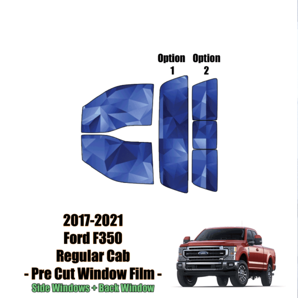 2017-2021 Ford F350 Regular Cab – Full Truck Precut Window Tint Kit Automotive Window Film