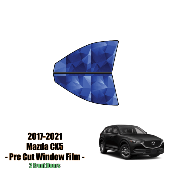 2017-2021 Mazda CX5 – 2 Front Windows Precut Window Tint Kit Automotive Window Film