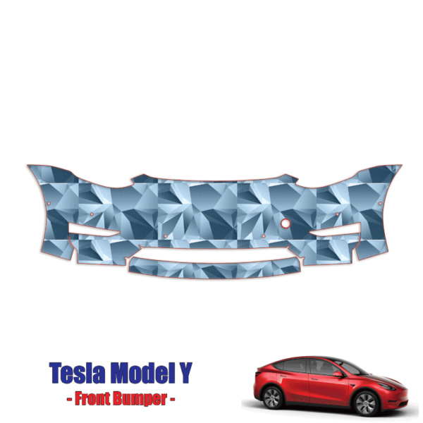 2020-2024 Tesla Model Y Precut Paint Protection Kit – Front Bumper