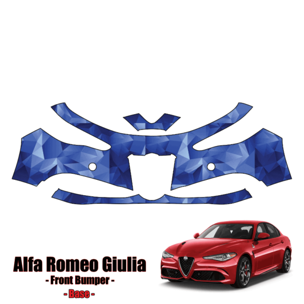 2017-2024 Alfa Romeo Giulia Precut Paint Protection Kit – Front Bumper