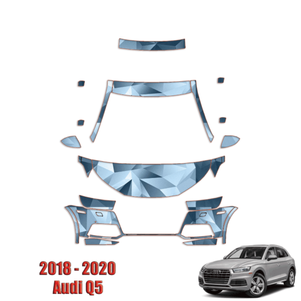 2018-2020 Audi Q5 Precut Paint Protection PPF Kit – Partial Front+