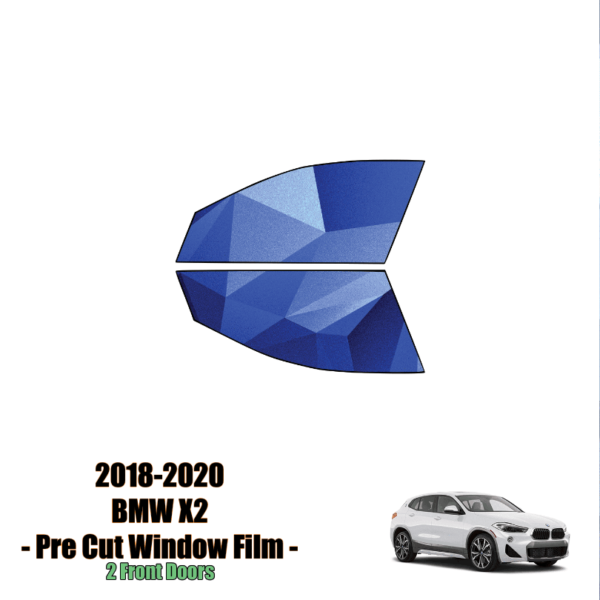 2018-2022 BMW X2 – 2 Front Windows Precut Window Tint Kit Automotive Window Film