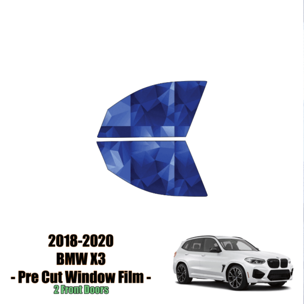 2018-2021 BMW X3 – 2 Front Windows Precut Window Tint Kit Automotive Window Film