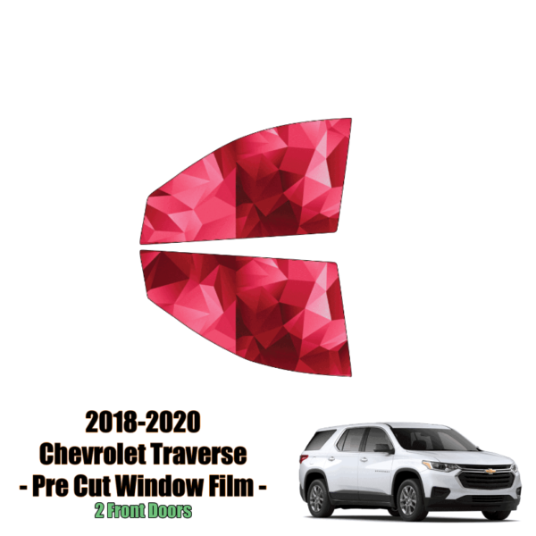 2019-2020 Chevrolet Traverse – 2 Front Windows Precut Window Tint Kit Automotive Window Film