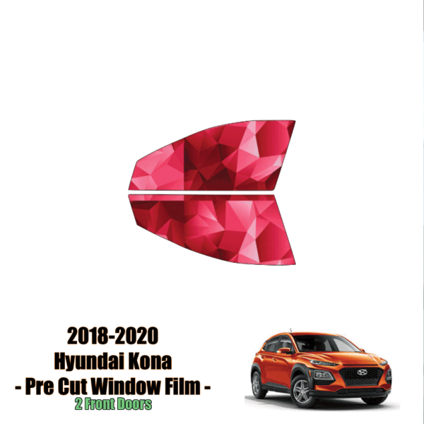 2018-2020 Hyundai Kona – 2 Front Windows Precut Window Tint Kit Automotive Window Film