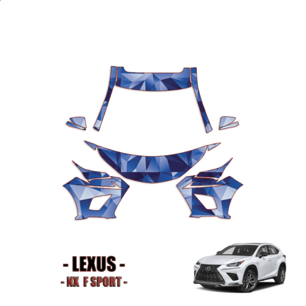 2018-2021 Lexus – NX F Sport PPF Kit Pre Cut Paint Protection Kit – Partial Front