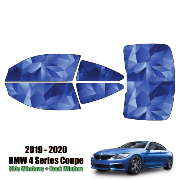 2019-2020 BMW 4 Series Coupe – Full Coupe Precut Window Tint Kit Automotive Window Film