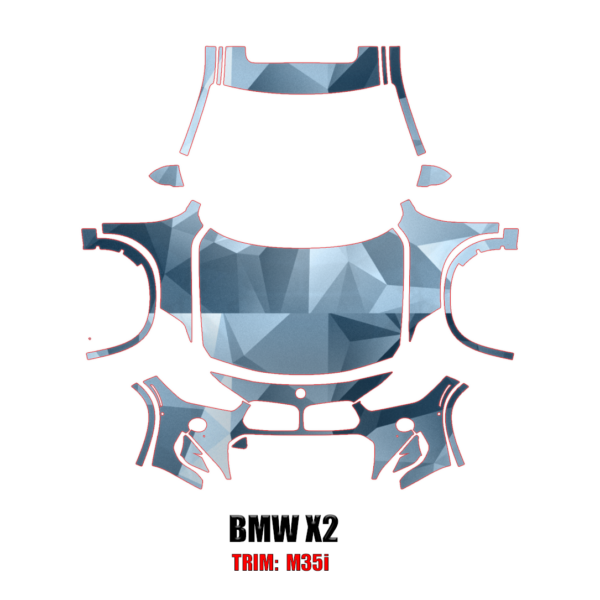 2019-2020 BMW X2 M35i Precut Paint Protection Kit – Full Front+