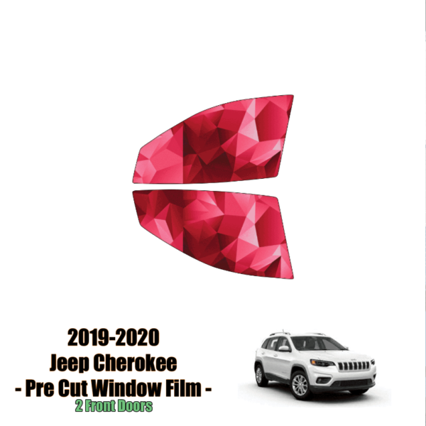 2019-2023 Jeep Cherokee – 2 Front Windows Precut Window Tint Kit Automotive Window Film