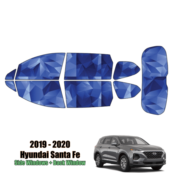 2019-2020 Hyundai Santa Fe – Full SUV Precut Window Tint Kit Automotive Window Film)