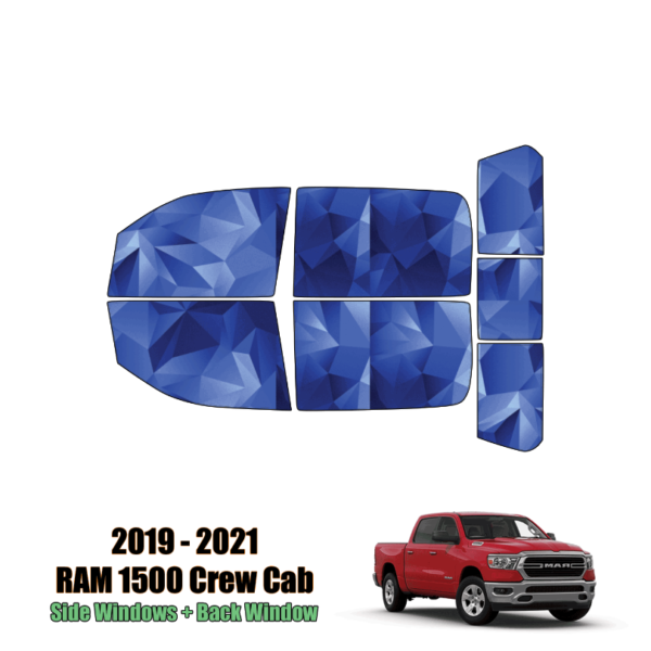 2019-2023 RAM 1500 Crew Cab – Full Truck Precut Window Tint Kit Automotive Window Film