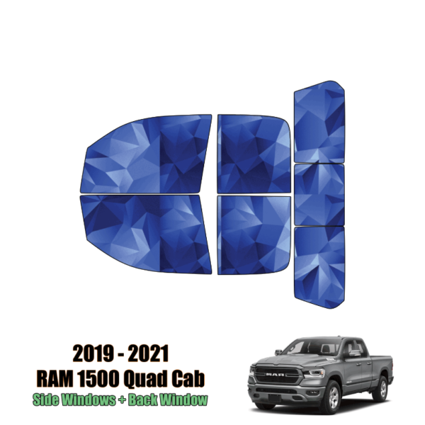 2019-2023 RAM 1500 Quad Cab – Full Truck Precut Window Tint Kit Automotive Window Film