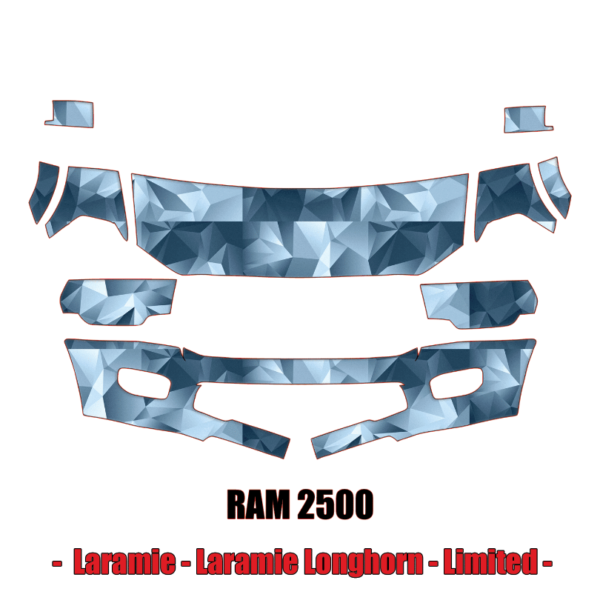 2019-2024 RAM 2500 Precut Paint Protection Kit – Partial Front