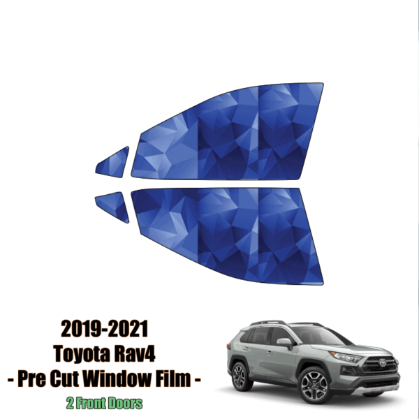 2019-2024 Toyota RAV4 2 Front Windows Precut Window Tint Kit Automotive Window Film