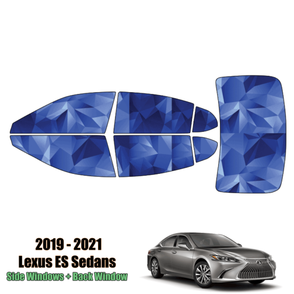 2019 – 2024 Lexus ES – Full Sedan PPF Precut Window Tint Kit Automotive Window Film