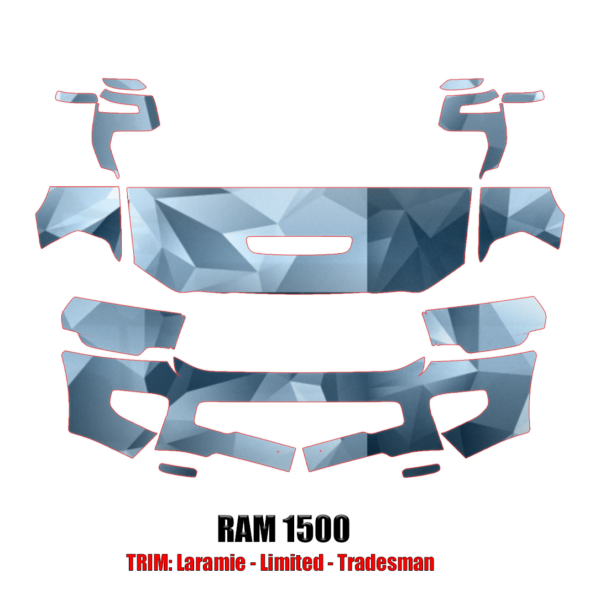 2019-2024 RAM 1500 Precut Paint Protection Kit – Partial Front