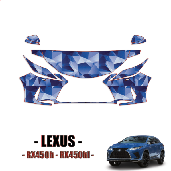 2020 -2022 Lexus RX 450h–Precut Paint Protection Kit (PPF) – Partial Front