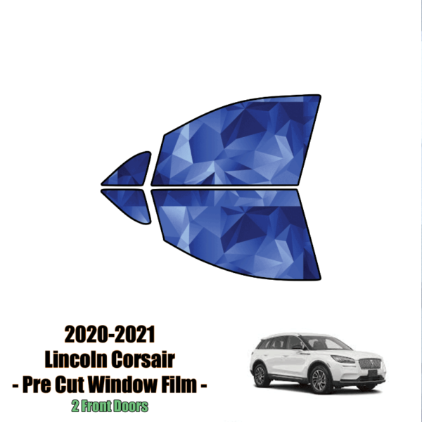 2020-2021 Lincoln Corsair – 2 Front Windows Precut Window Tint Kit Automotive Window Film