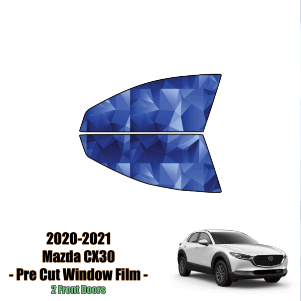 2020-2021 Mazda CX30 – 2 Front Windows Precut Window Tint Kit Automotive Window Film