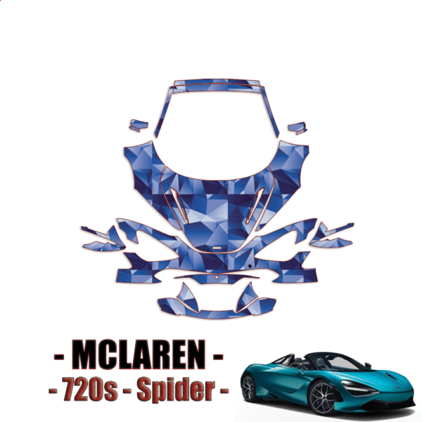 2019-2023 McLaren 720S SPIDER Precut Paint Protection Kit – Full Front