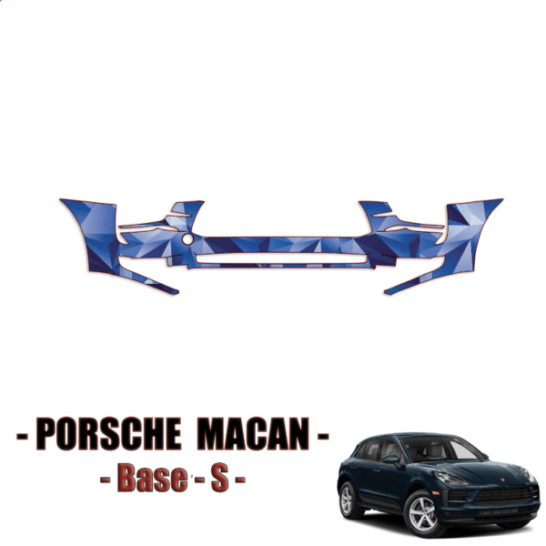 2019-2021 Porsche Macan Base, S Precut Paint Protection Kit – Front Bumper