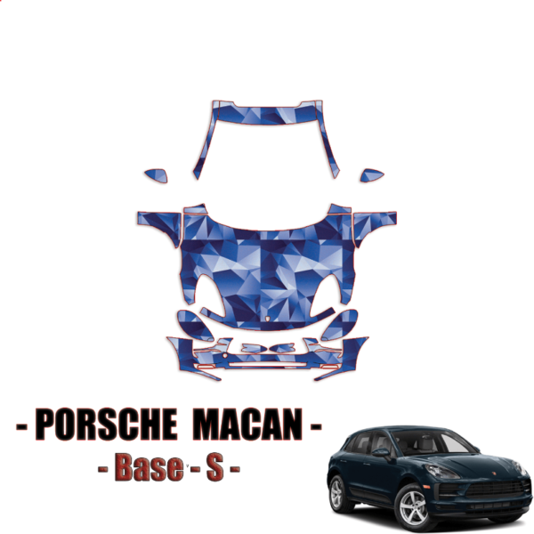 2019-2021 Porsche Macan – Base, S Pre Cut Paint Protection Kit – Full Front