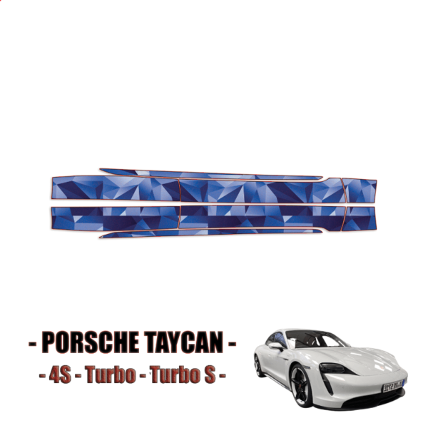 2020-2024 Porsche Taycan Precut Paint Protection Kit  – Rocker Panels