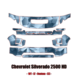 2022-2024 Chevrolet Silverado 2500HD Precut Paint Protection Kit – Partial front