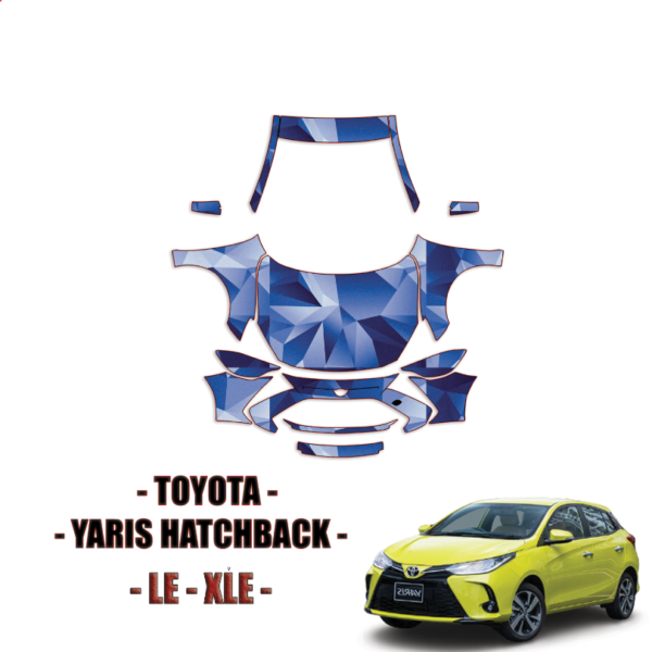 2020-2023 Toyota Yaris Hatchback Pre Cut Paint Protection Kit (PPF) – Full Front