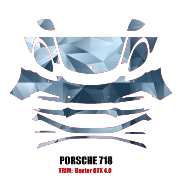 2021-2024 Porsche 718 Boxster GTS 4.0 Precut Paint Protection Kit – Partial Front