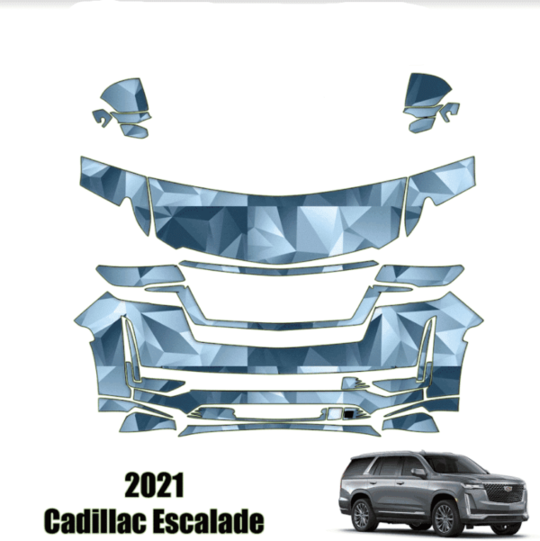 2021 – 2024 Cadillac Escalade – Precut Paint Protection Kit (PPF) – Partial Front