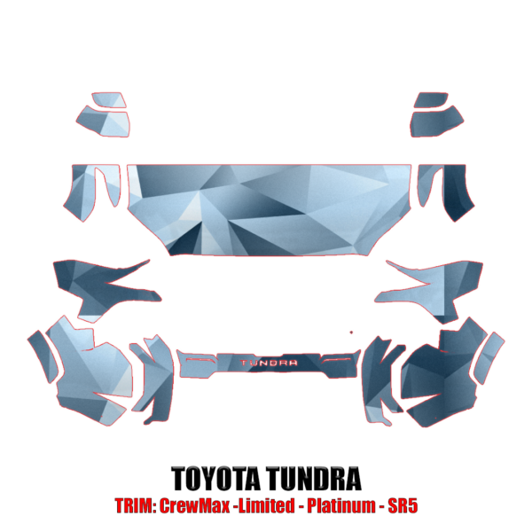2022-2024 Toyota Tundra Precut Paint Protection Kit – Partial Front