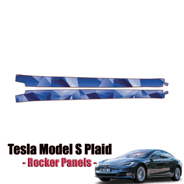 2021.5-2024 Tesla Model S-Plaid Precut Paint Protection PPF Kit – Rocker Panels