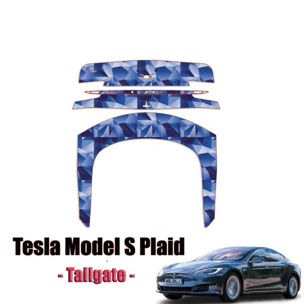 2021.5-2024 Tesla Model S-Plaid – Precut Paint Protection Kit PPF – Tailgate (Assembly)