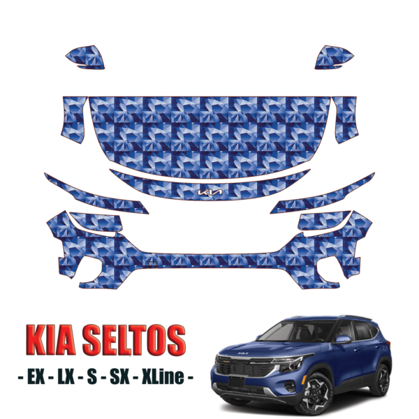 2024-2025 Kia Seltos Precut Paint Protection PPF Kit – Partial Front