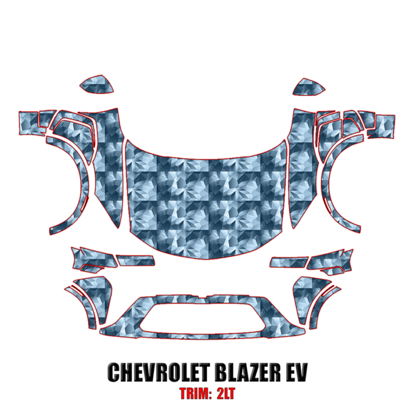 2024-2025 Chevrolet Blazer EV Precut Paint Protection PPF Kit – Full Front